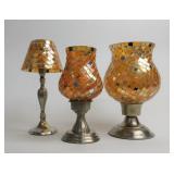 Mosaic Candle Lamps Set of Three