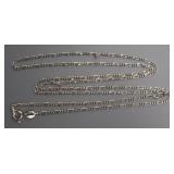 Sterling Silver Necklace, 5.2g