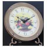Stoney Creek Flower Motif Clock