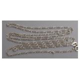 Sterling Silver Necklace, 5.3g