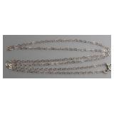 Sterling Silver Necklace, 0.8g