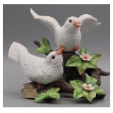 Lefton China White Dove Porcelain Bisque Figurine