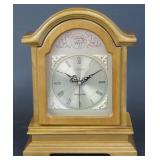 Linden Oak Wood Clock