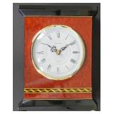 Linden Mahogany Piano Finish Clock