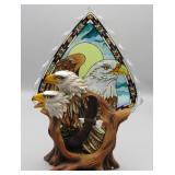 Arrowhead Glass With Sculpted Eagle Holder