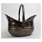 Dark Bronze Colored Brass Handled Basket