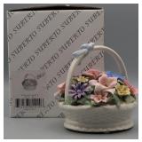 Suberto by Cosmos Porcelain Floral Music Box