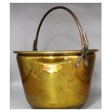 Decorative Brass Bucket with Handle