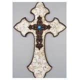 Decorative Double Cross Wall Hanging