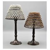 Beaded Votive Lamps (2)