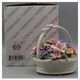 Suberto by Cosmos Porcelain Floral Music Box