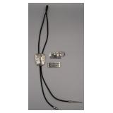 Navajo Made Nickel Silver Items (3)