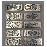 Wholesale- Navajo Nickel Silver Money Clips (10)