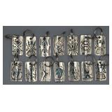Wholesale- Navajo Nickel Silver Key Chains (14)