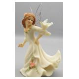 Angel Figurine w/ Metal Wings