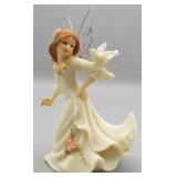 Angel Figurine w/ Metal Wings
