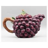 Ceramic Grape Teapot By Cosmos