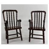 Wooden Doll Chairs