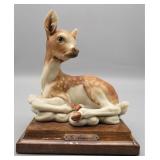 G. Armani Ceramic Deer Fawn Figurine