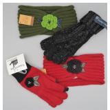 Ear Warmer Headband & Glove Sets (2)