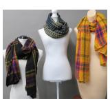 G Brand Woven Scarves (3)