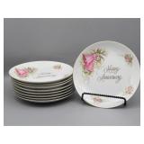 Enesco Happy Anniversary Plates (9)