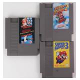 Super Mario Bros. 1, 2 & 3 Nintendo NES Cartridges