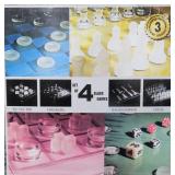 Set of 4 Glass Games Set