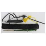 17" Hand Turned Wood Green Magic Wand With Bag