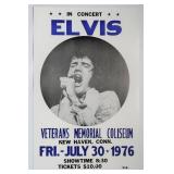 Elvis Presley 1976 Show Poster