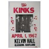 The Kinks 1967 Show Poster