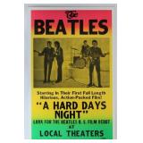 The Beatles "A Hard Days Night" Movie Poster