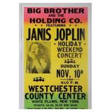 Janis Joplin 1968 Show Poster