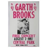 Garth Brooks 1997 Show Poster