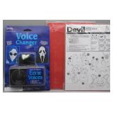 Voice Changer & Paper Red Devil Masks (2)