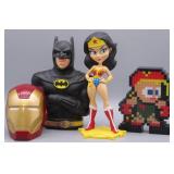Super Hero Figures/Piggy Bank