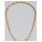 14K Italy Gold Chain Necklace 16 in., 27.24g