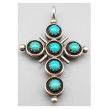 Sterling Silver Cross Pendant, 5.126g