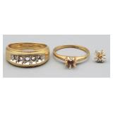 14K Gold Scrap Pieces, 10.586 grams