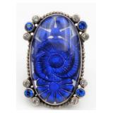 Ster Sil Mars & Valentine Ring, Size 7.5, 29.366g