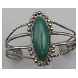 Ster Silver Native American Wire Bracelet, 28.373g
