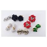 Costume Jewelry Earrings (6 pr)