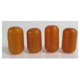 Large Natural Amber Beads (4)