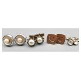 Vintage Cufflinks, 4 Pair