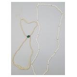 Fresh Water & Vintage Pearl Necklaces (2)
