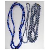 Vintage Porcelain Glass Necklaces (3)