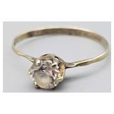 Sterling Silver Ladies Ring, Size 6, 0.734g