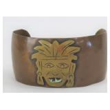 Copper & Brass Cuff Bracelet, TAXCO, 30.3g