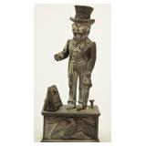 19th Century Cast Iron Uncle Sam Bank