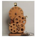 Sedar by Sivils Cedar Sculptural Gear Clock